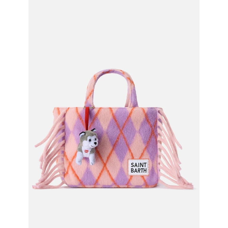 Mc2 Saint Barth Charm With Mini Plush Husky Trudi Special Edition Grey Small Accessories - Unisex