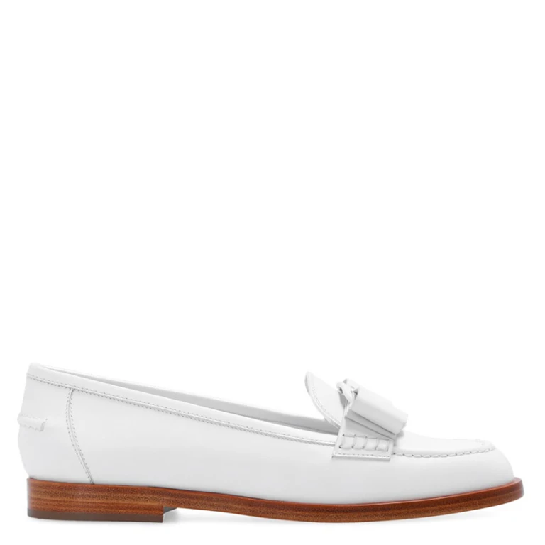 Salvatore Ferragamo Ladies White Leather Viva Loafers