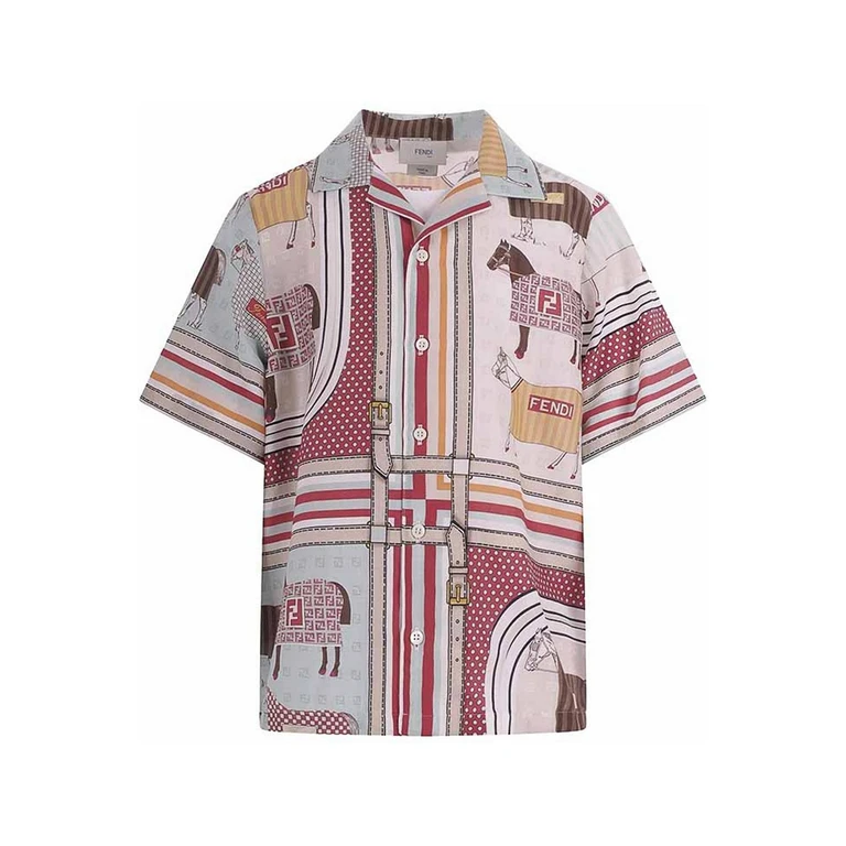 Fendi Jr Chemise - Multicolore