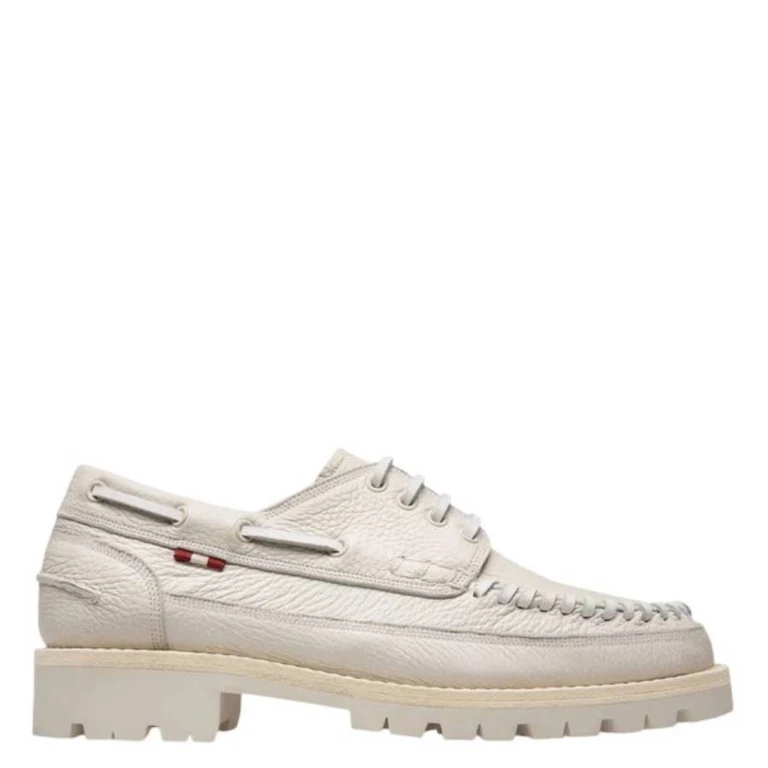 Bally Trendal Whipstitched Leather Moccasins