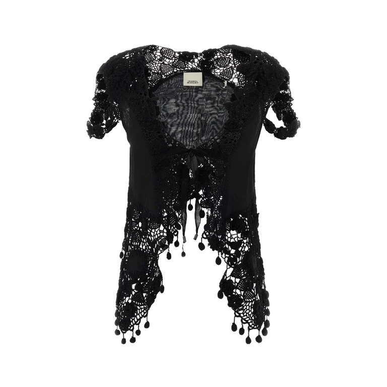 Isabel Marant Ht0957fad2j02i 01bk Black Exterior: Cotton Silk Camicie