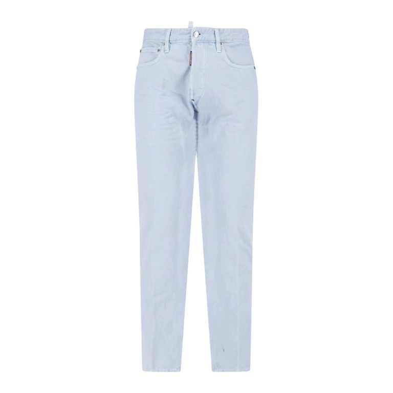 Dsquared2 Jean Droit - Bleu