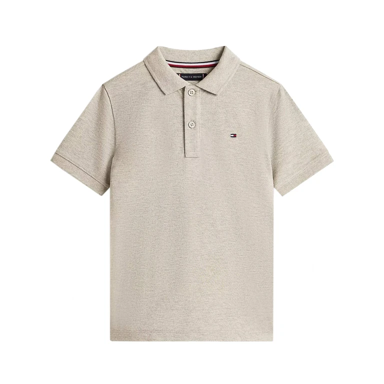 Tommy Hilfiger Kids Flag Polo Ss Grey - Kids