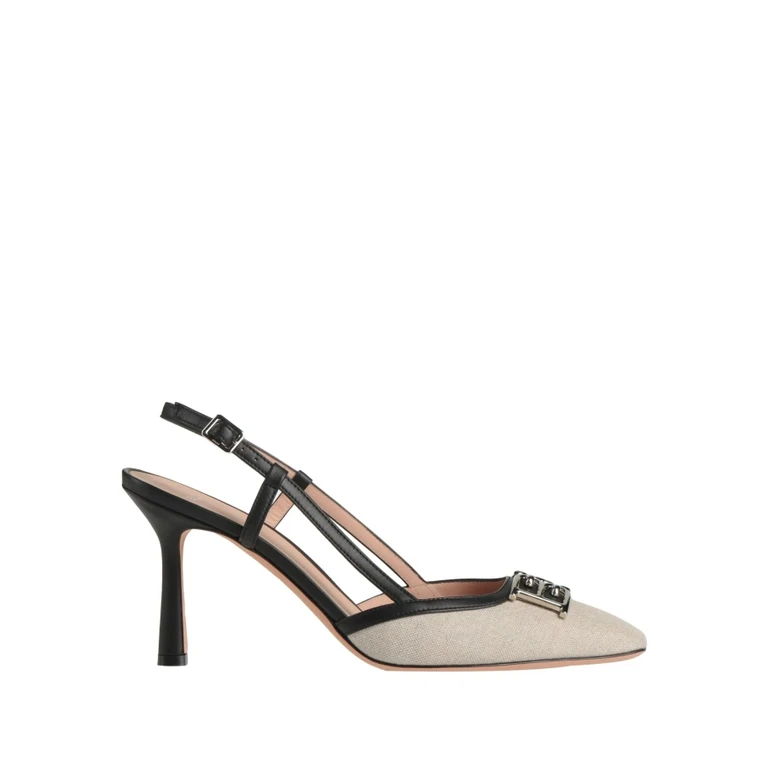 Bally B-Chain Eva 85 Slingback Pumps, Brand Size 39 ( US Size 8.5 )