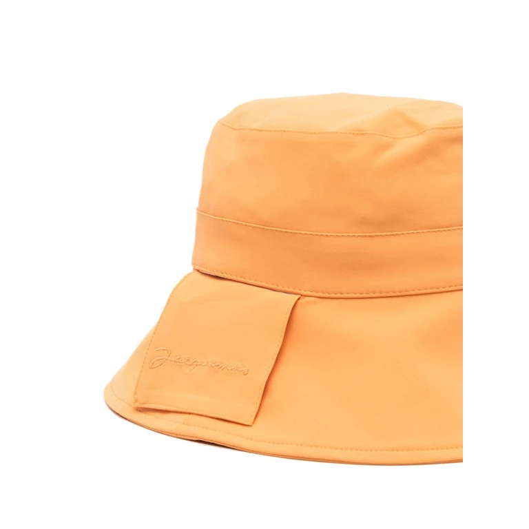 JACQUEMUS Hats Orange Polyamide - Women