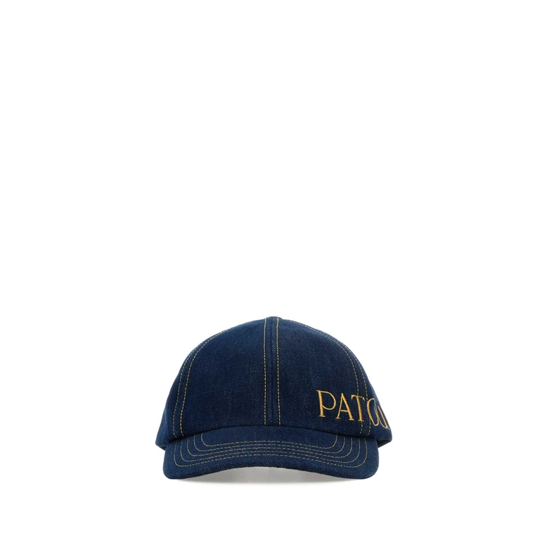 Patou Blue Denim Baseball Cap Rodeoblue Exterior: Cotton Polyester Cappelli E Fasce Per Capelli - Women