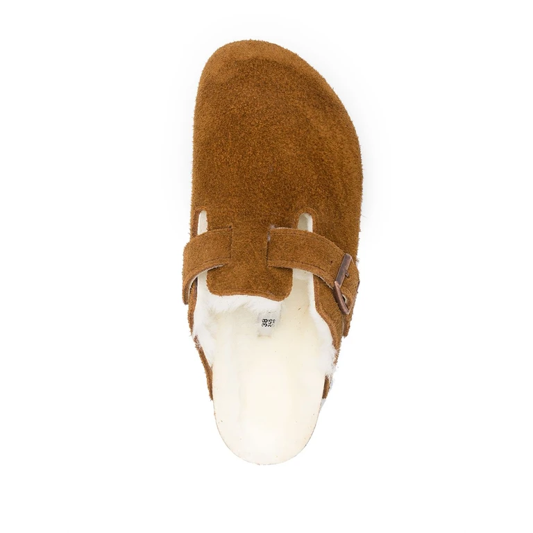 Birkenstock Boston - Sabot With Fur Lining