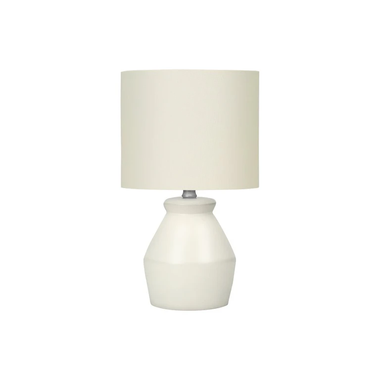 17-Inch Cream Ceramic Table Lamp