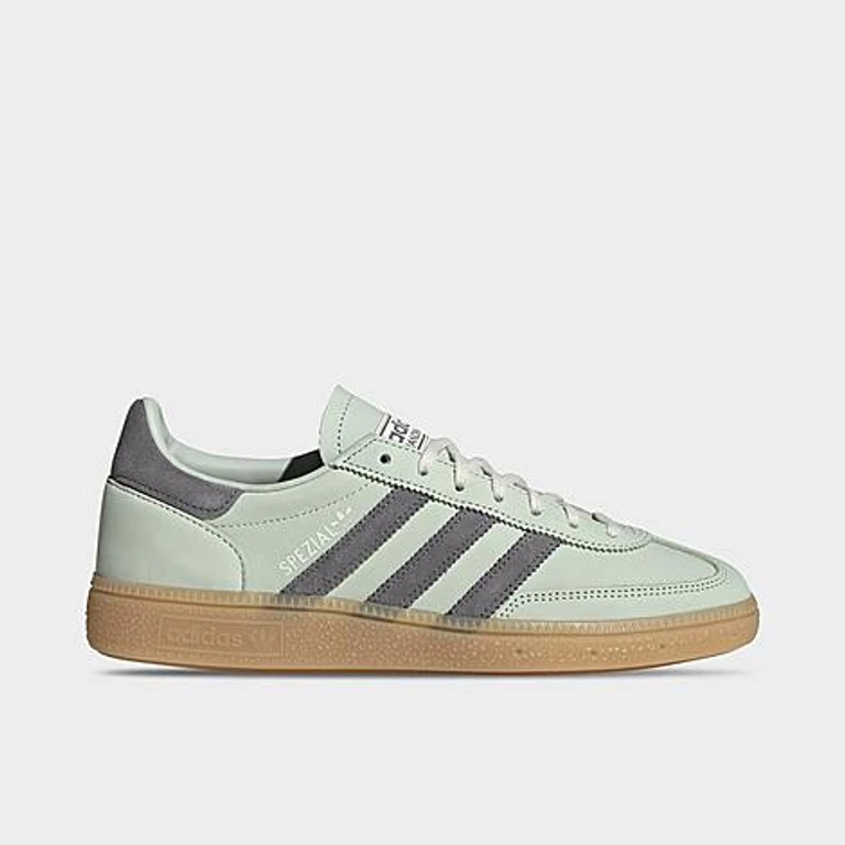 adidas Women's Originals Handball Spezial LE Casual Shoes in Warm Sandstone/Clear Pink/Gum Size: 10.5