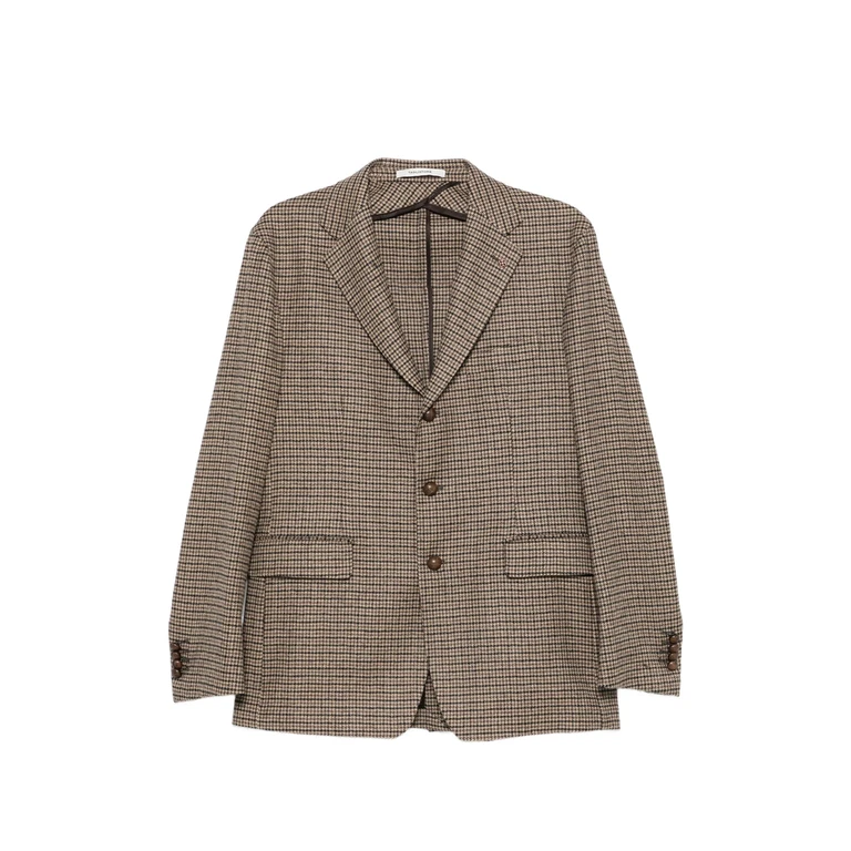 Tagliatore Houndstooth-pattern Single-breasted Blazer