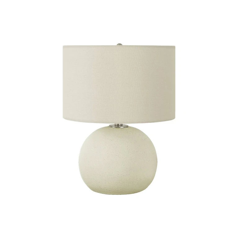 18 Inch Cream Ceramic Table Lamp