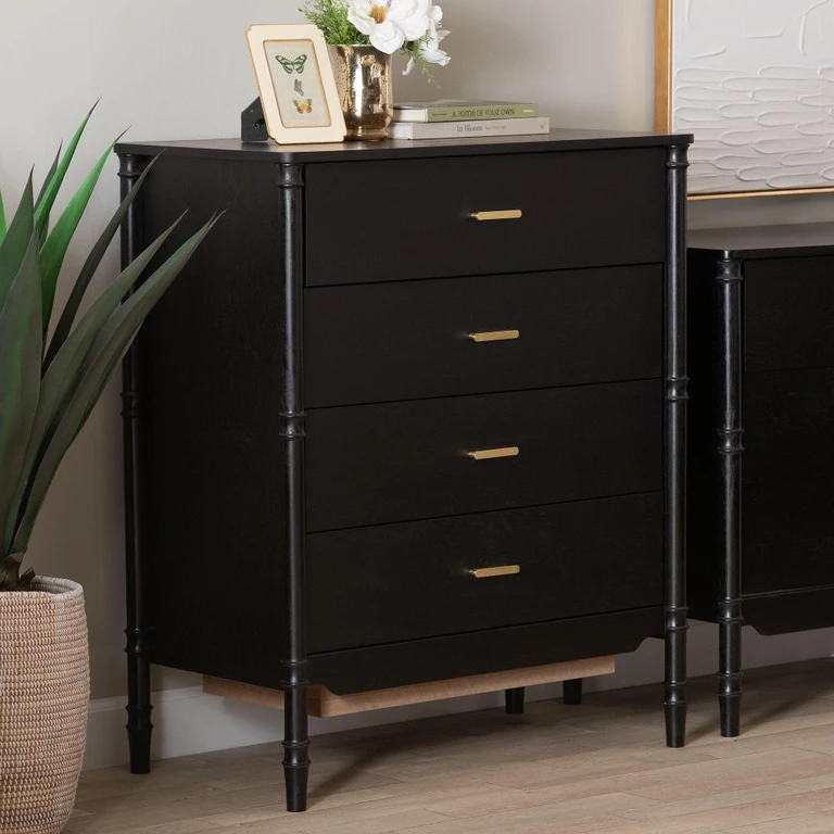 Marisela Black Wood Dresser