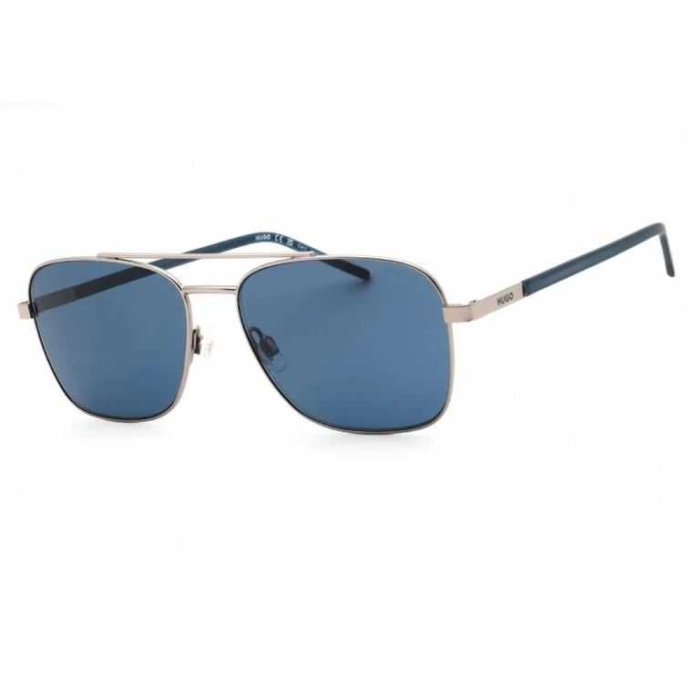 Hugo Boss Blue Rectangular Mens Sunglasses HG 1269/S 0R81/KU 57