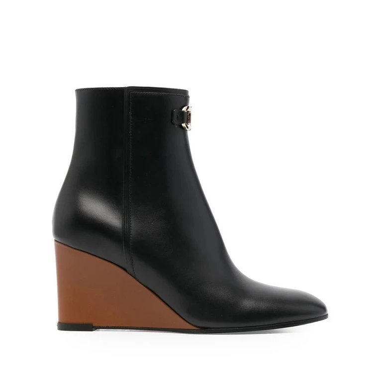 Ferragamo Womens Black Ankle boots Boots