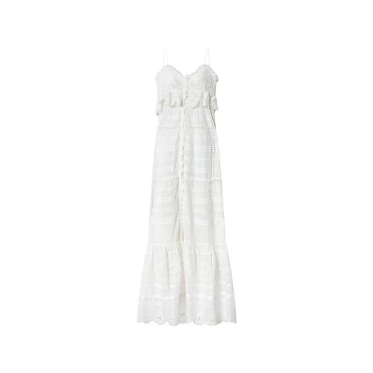 Marant Étoile Lace Tiered Dress