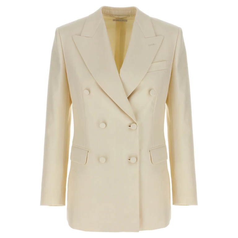 Brioni White Wool Blazer Clothing - Women