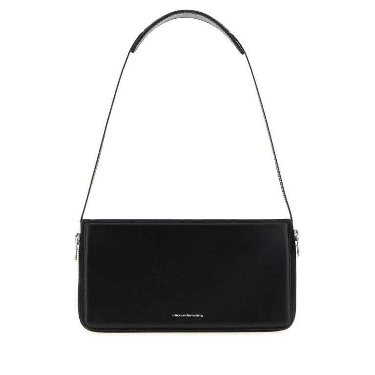Alexander Wang Black Leather Mini Siren Shoulder Bag Borse A Mano - Women