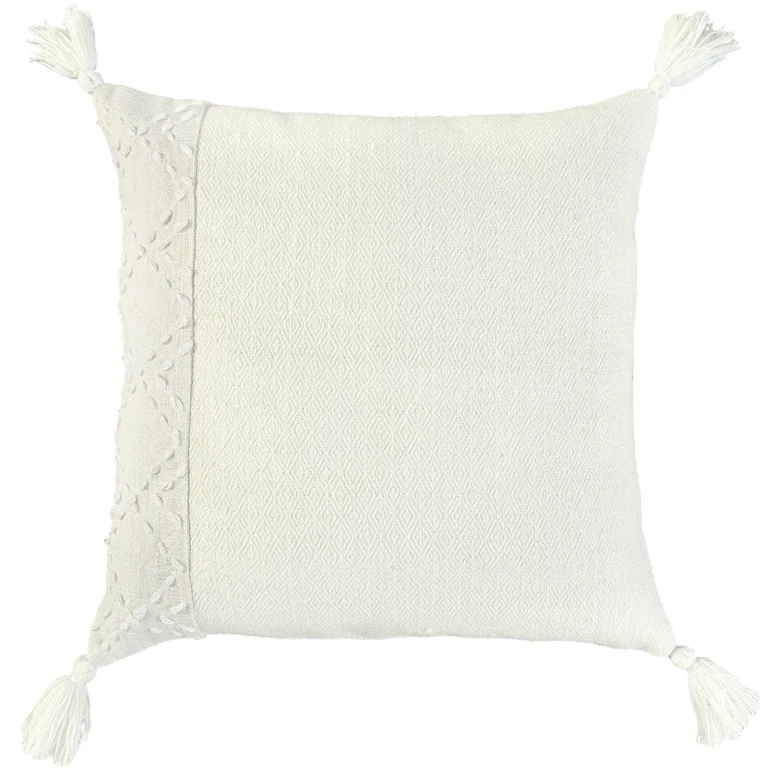 Diamond Ivory Accent Pillow