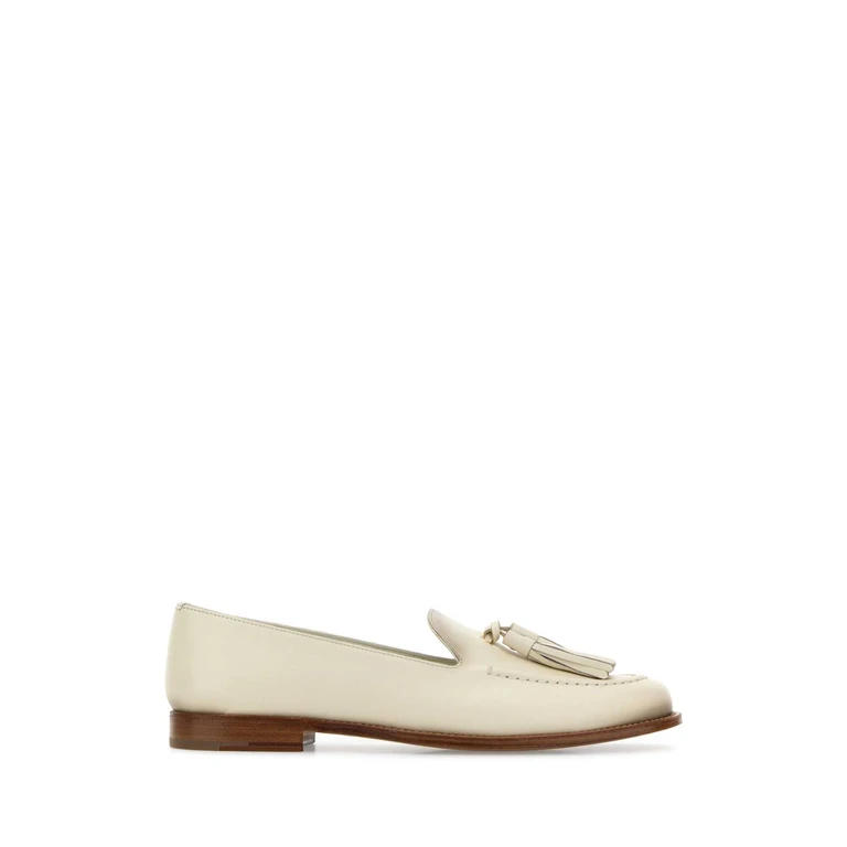 Church'S Ivory Leather Renee Loafers Mocassini - Women