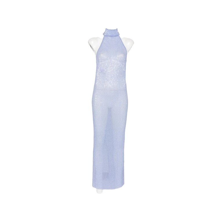 L'idee Casablanca Sequin-embellished Maxi Dress