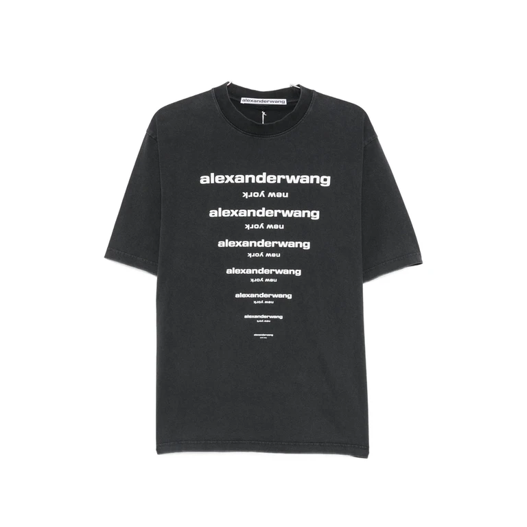 Alexander Wang Logo-print Short-sleeve T-shirt