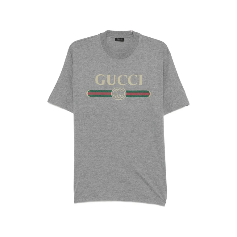 Gucci Interlocking G Web-stripe T-shirt