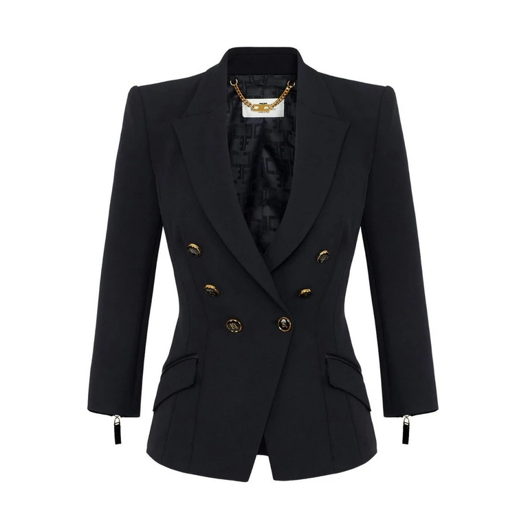 Elisabetta Franchi Double Crepe Blazer