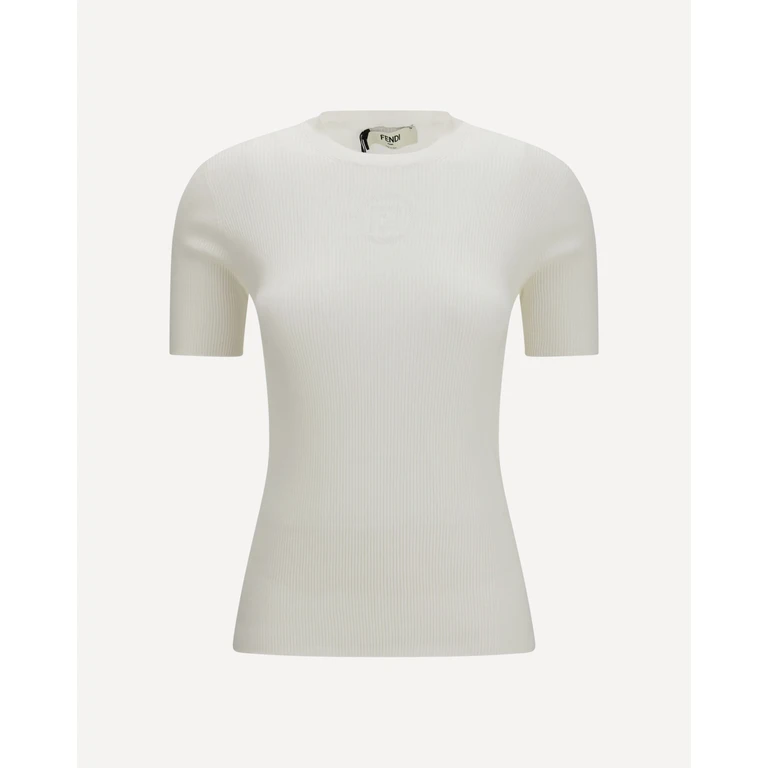 FENDI Short-sleeve cotton Sweater Female 44