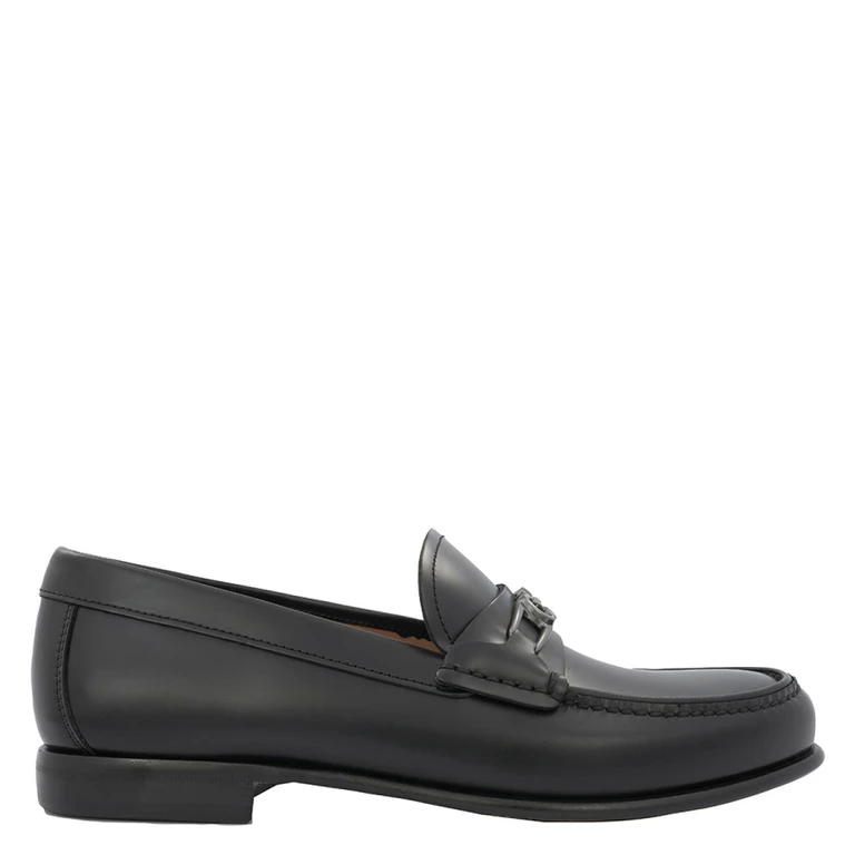 Ferragamo Mens Black Loafers