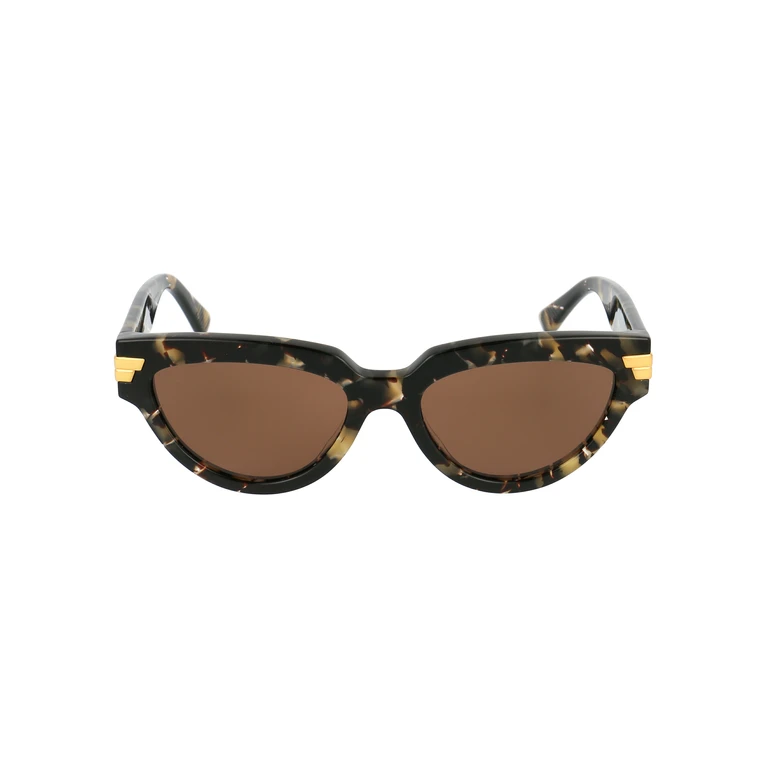 Bottega Veneta Bv1035s Havana-havana-brown Acetate Sunglasses - Women