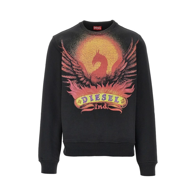 DIESEL 'Phoenix' print crewneck sweatshirt Man S