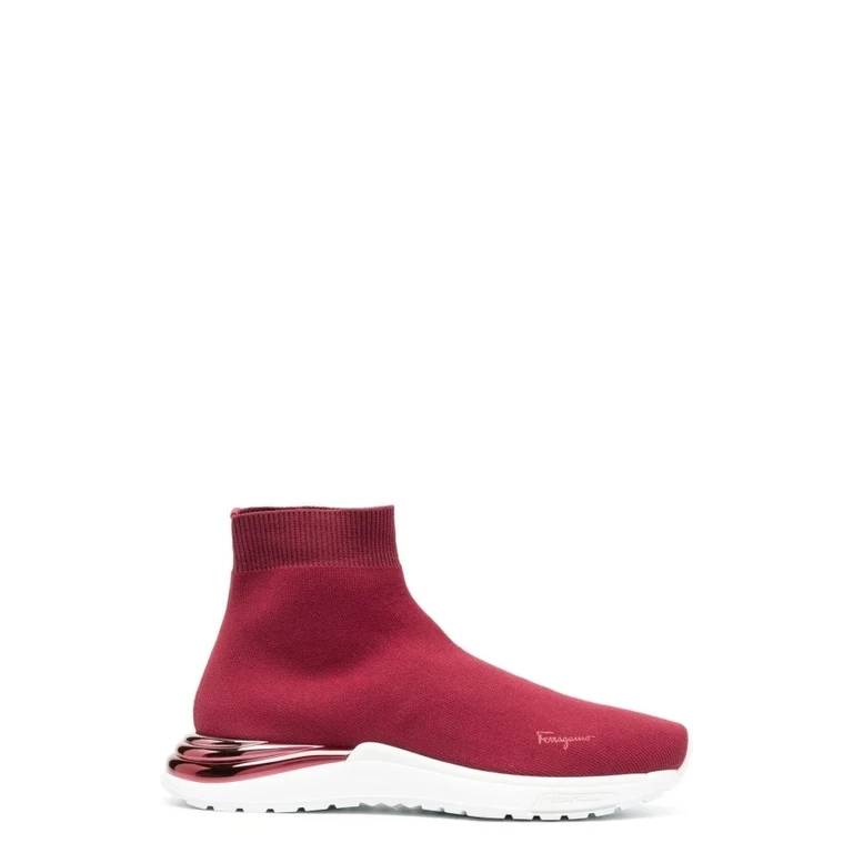 Ferragamo Ninette High-Top Sock Sneakers