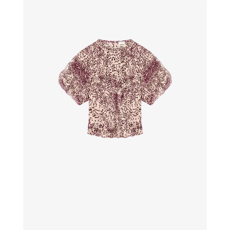 Top Karlita - Femme - Violet-écru - Taille34 - Isabel Marant