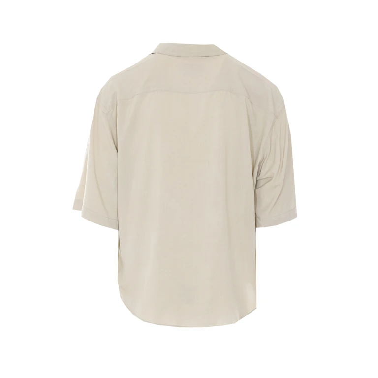 Ami Alexandre Matiussi Shirts Black Viscose - Men