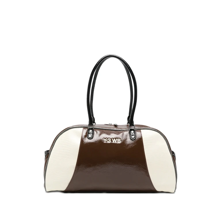 Y-3 X Wales Bonner X Wales Bonner Patent-finish Shoulder Bag