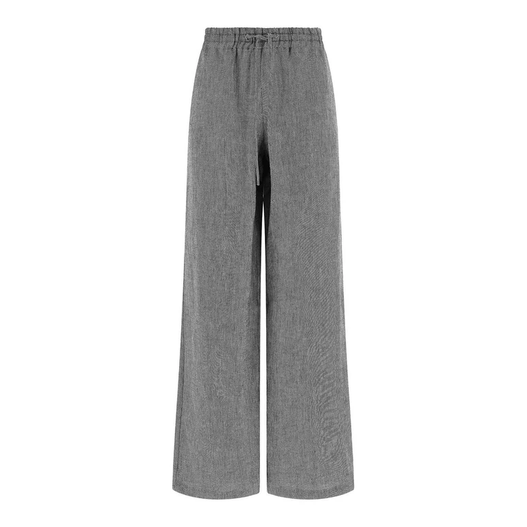 Federica Bonifaci Linen trousers Gray Pant - Women