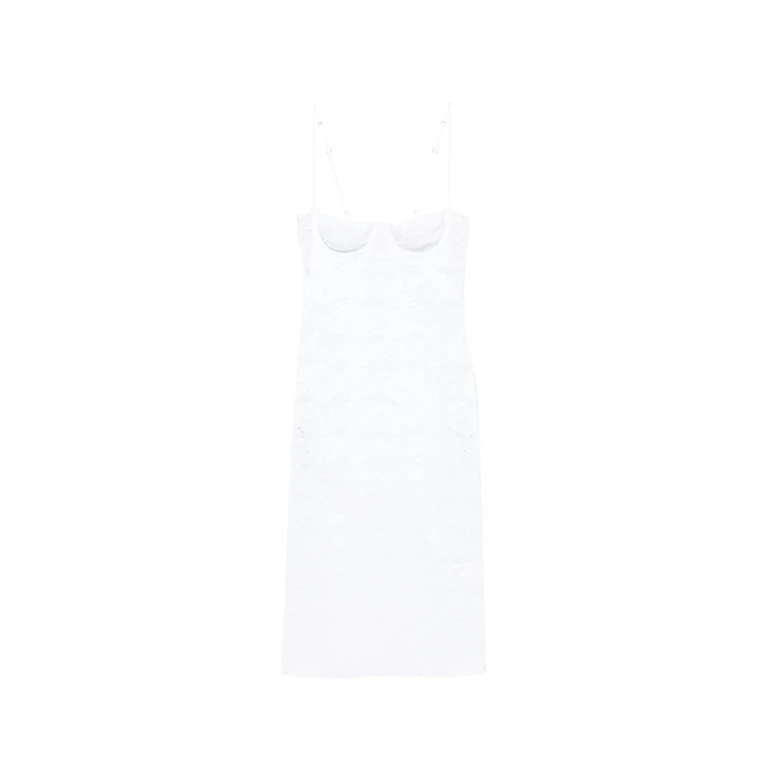Oséree Lace-overlay Underwired Dress
