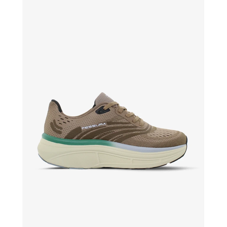 Fessura Italia Speed 01 08 Taupe Running Sneakers - Women