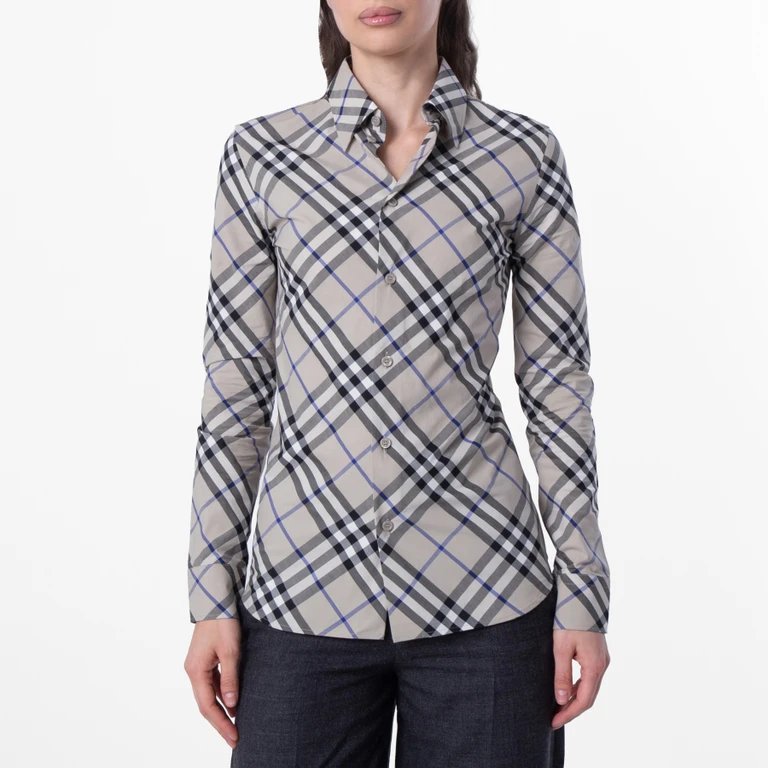 Burberry Check Cotton Poplin Shirt