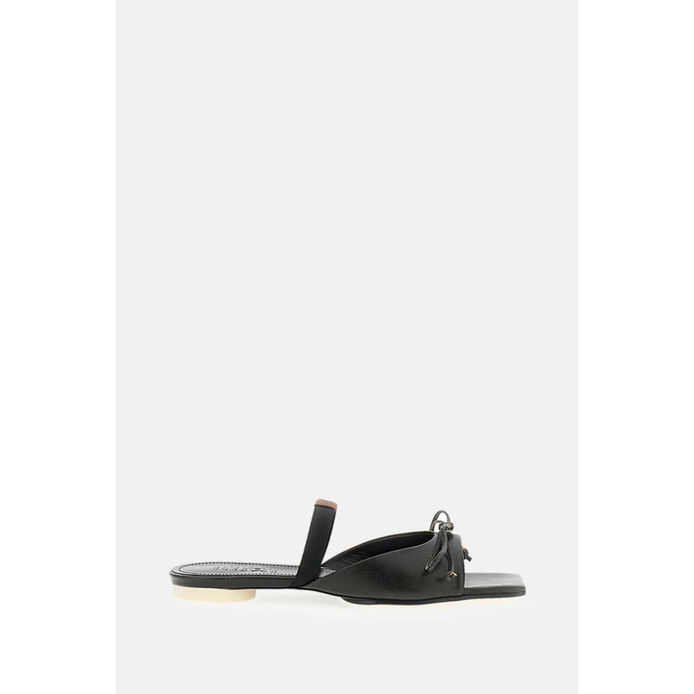MM6 Maison Margiela Slingback Sandals With Bow Detail