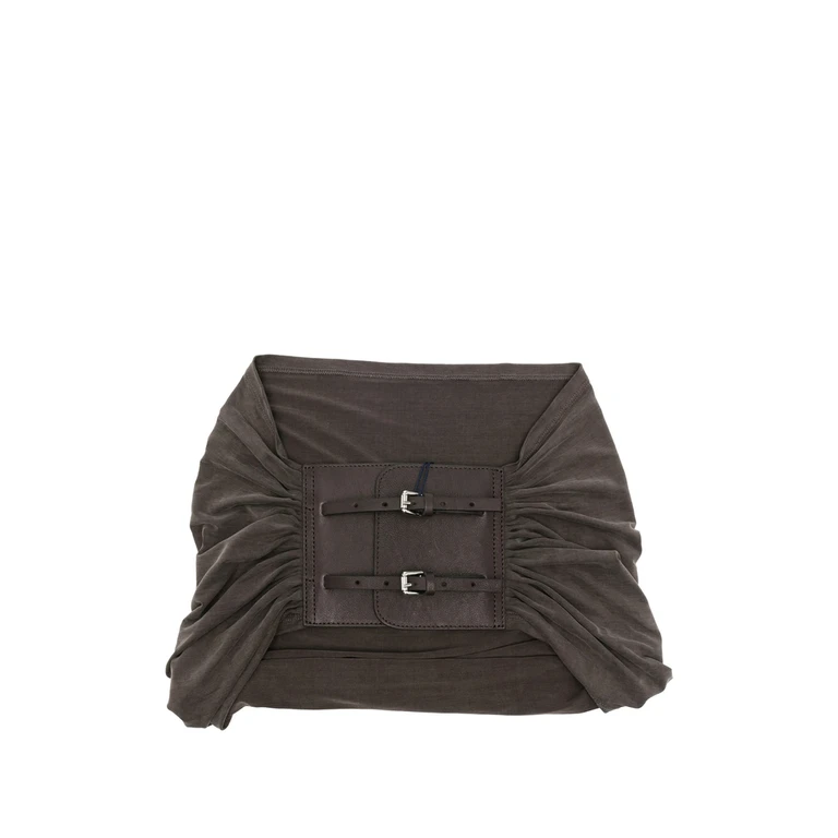 Paloma Wool Ruched Double-buckle Belt