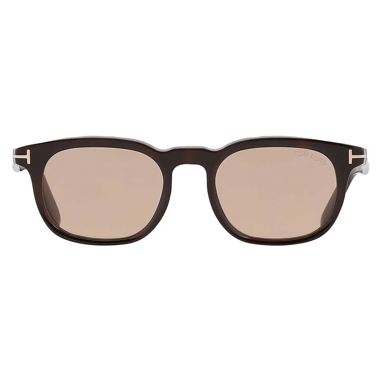 Tom Ford Brown Square Mens Sunglasses FT1122-D 52E 52