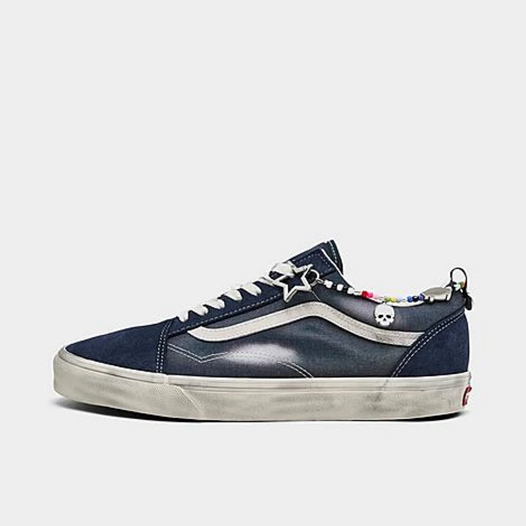 Vans 男士 Old Skool 休闲鞋 Black/White