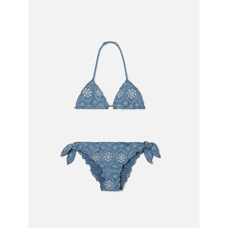 Mc2 Saint Barth Cris Sangallo Bikini With Ruffled Edges __single__