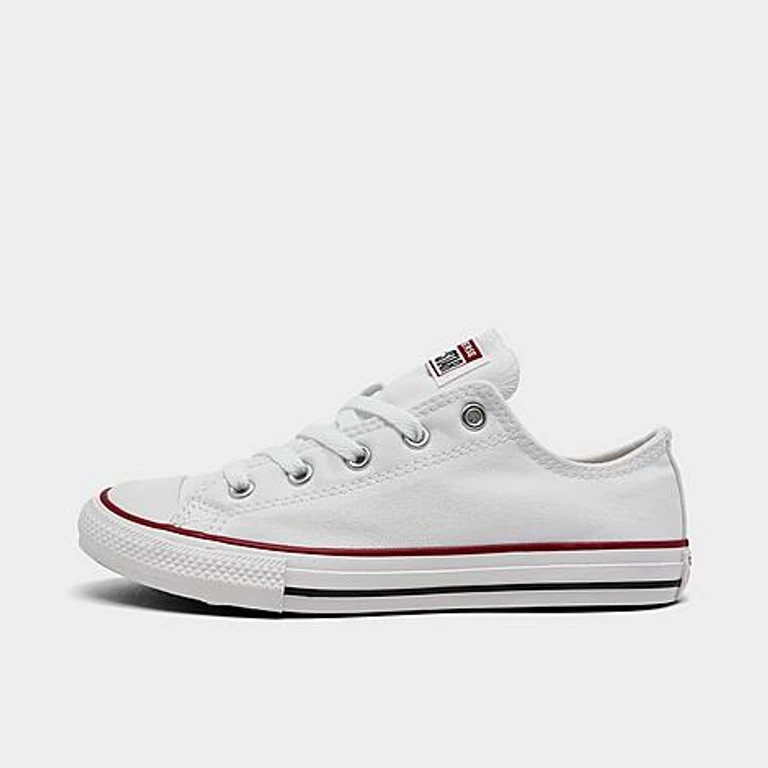 Converse Little Kids Chuck Taylor All Star Low Top Casual Shoes in Red/White Size: 11.0