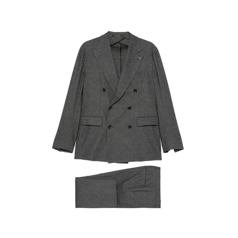 Tagliatore Double-breasted Checked Suit