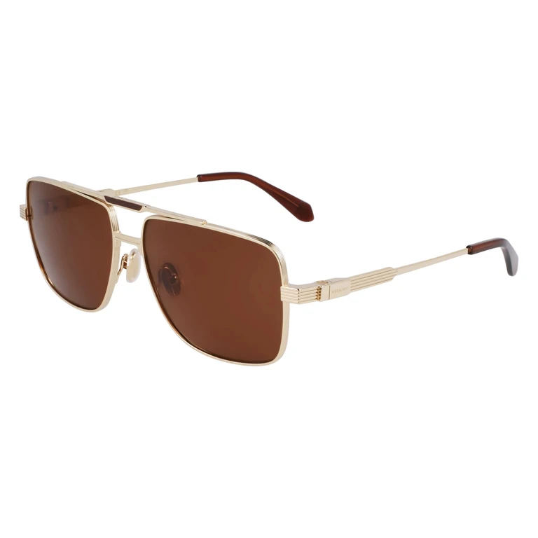 Ferragamo Brown Navigator Mens Sunglasses SF318SP 710 60