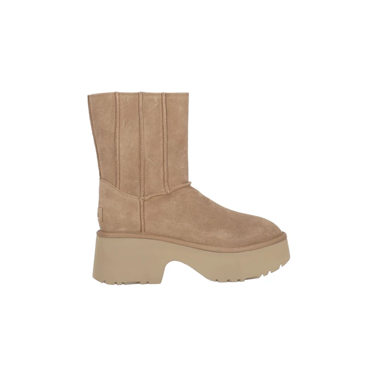 Boots Beige Upper Material: Leather - Women