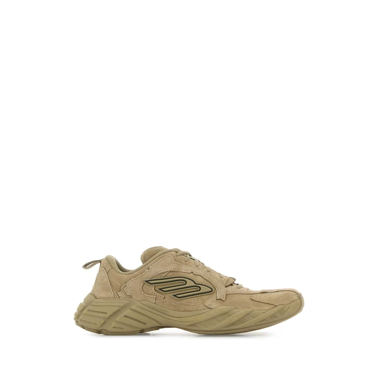 Balenciaga Beige Suede Monday Sneakers - Men