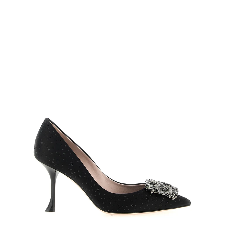 Roger Vivier Black Viscose High Heel Pumps - Women